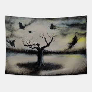 The Old Wicked Tree Tapestry