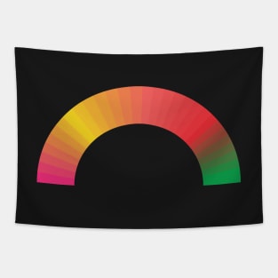 Red stripe rainbow Tapestry