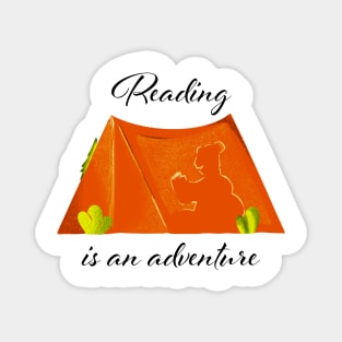 Fjallraven - adventure of reading Magnet