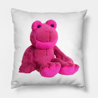 Pink Frog Plushie Pillow