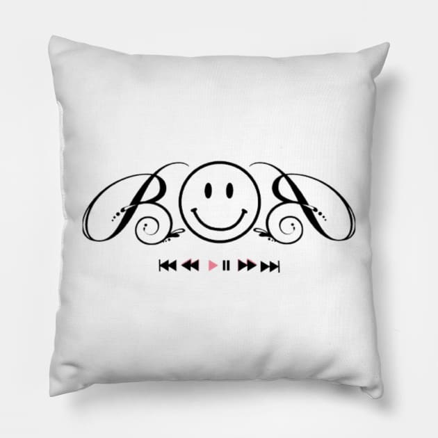smile face clipart Pillow by TytyQuate