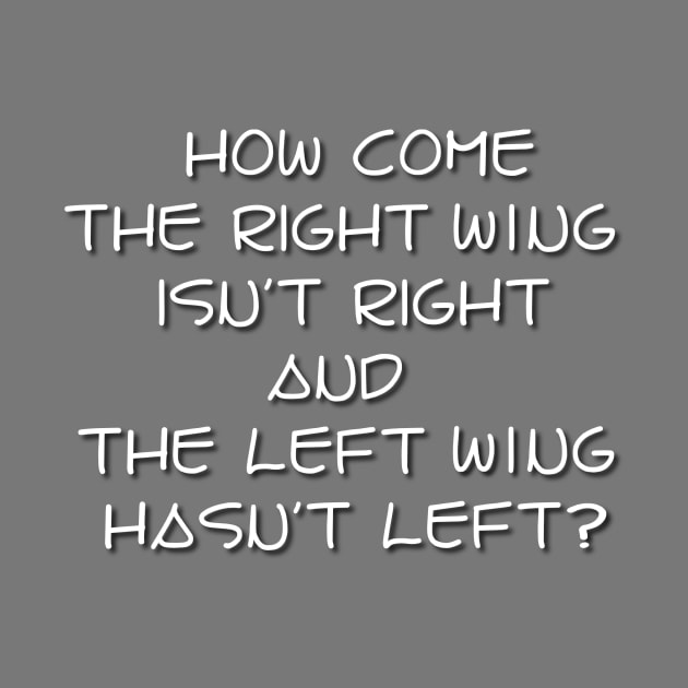 Right Wing Left Wing by Verl