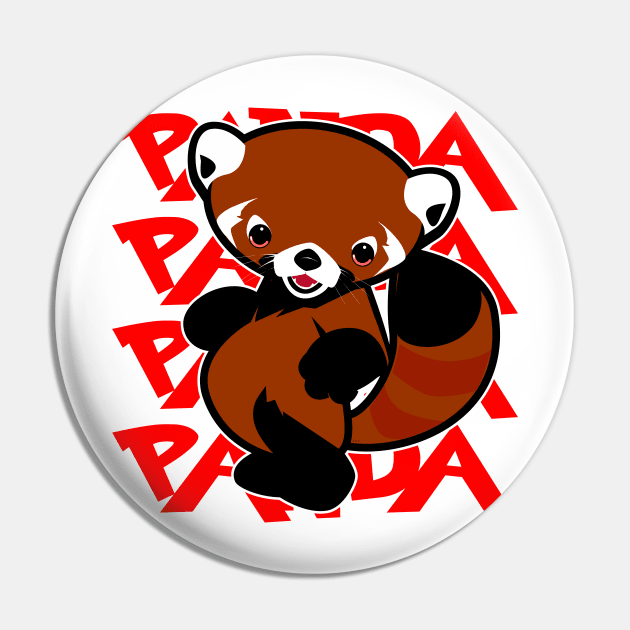 Red Tail Panda Panda Panda Pin by Spikeani