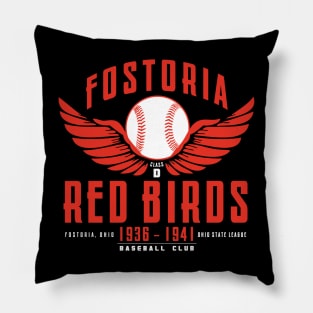 Fostoria Red Birds Pillow