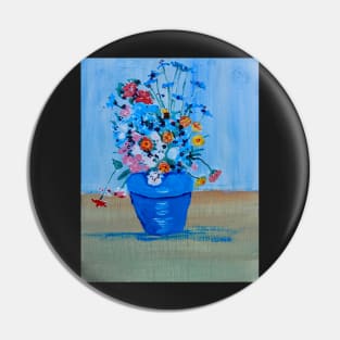 Vase of Flowers Pin