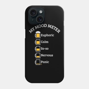 My Mood Meter (Beer Drinker / V2 / NEG) Phone Case