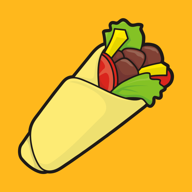 Tortilla Wrap Icon by sifis