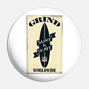 Grind Surfboard Pin