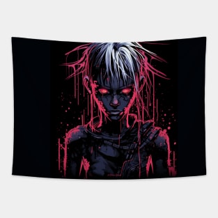 Splash Zombie Girl 2 Tapestry