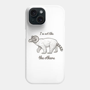 Unusual Sheep Bear Racoon Animal Phone Case