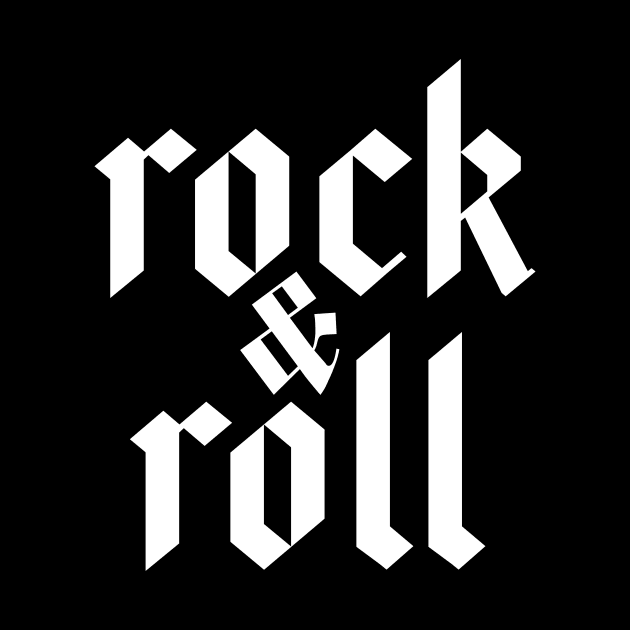 rock and roll logo by lkn