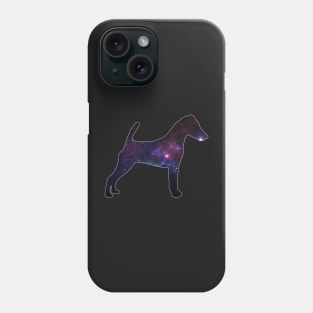 Galaxy Fox Terrier Silhouette Phone Case