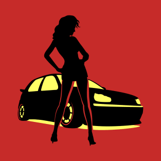 Tuning Car Girl T-Shirt