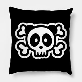 Panda Skull Bambu Brand Halloween Skeleton Pillow