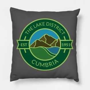 The Lake District - Cumbria Badge Pillow