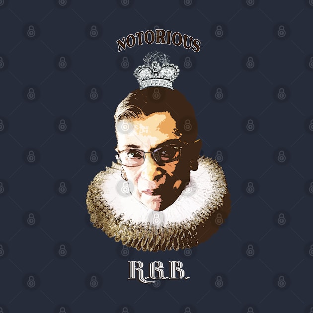 Notorious R.G.B. - Ruth Bader Ginsburg portrait. by FanitsaArt