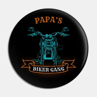 Papa's Biker Gang Father's Day Pin