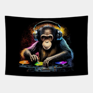 DJ Monkey Tapestry