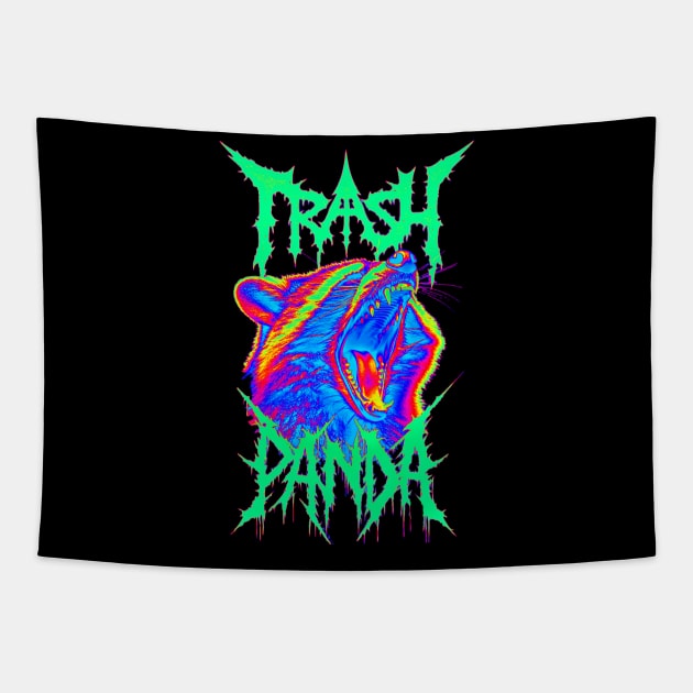 Trash panda Tapestry by NightvisionDesign