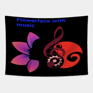 Flowery girl Tapestry