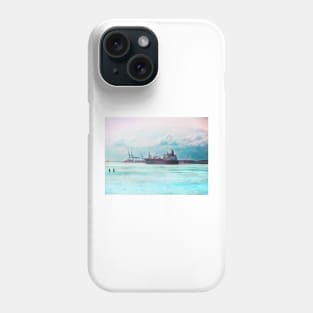 Big Ship on the Mississippi Phone Case