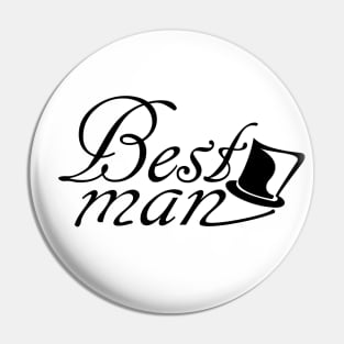 Best Man Wedding Accessories Pin