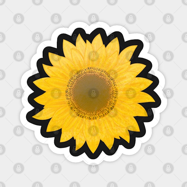 Sunflower Positivity Magnet by broadwaygurl18