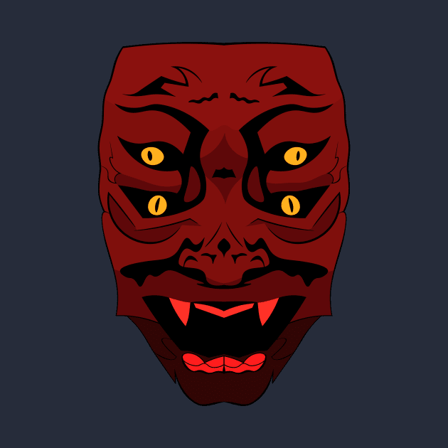 Demon Mask III by LordNeckbeard