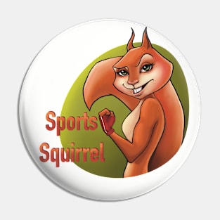 athletic squirrel  shows biceps Pin