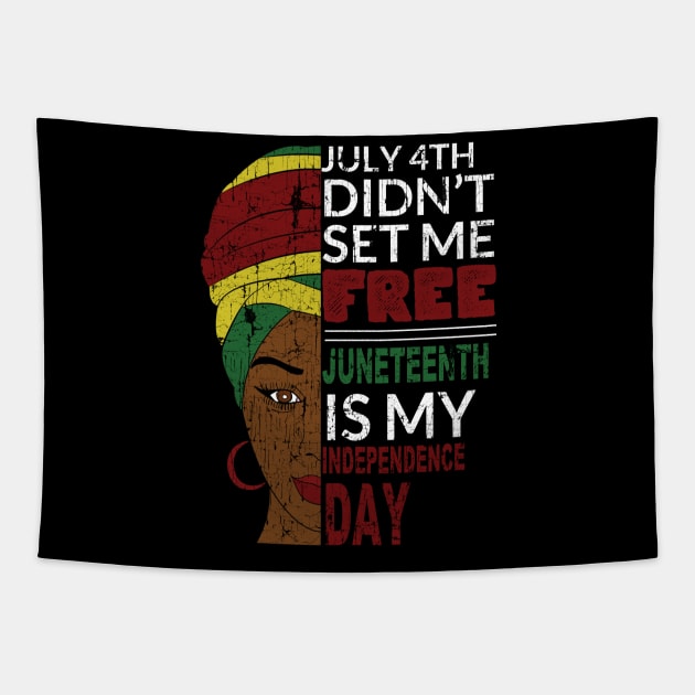 Juneteenth Afrocentric Celebration Tapestry by blackartmattersshop