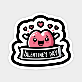 happy valentine day Magnet