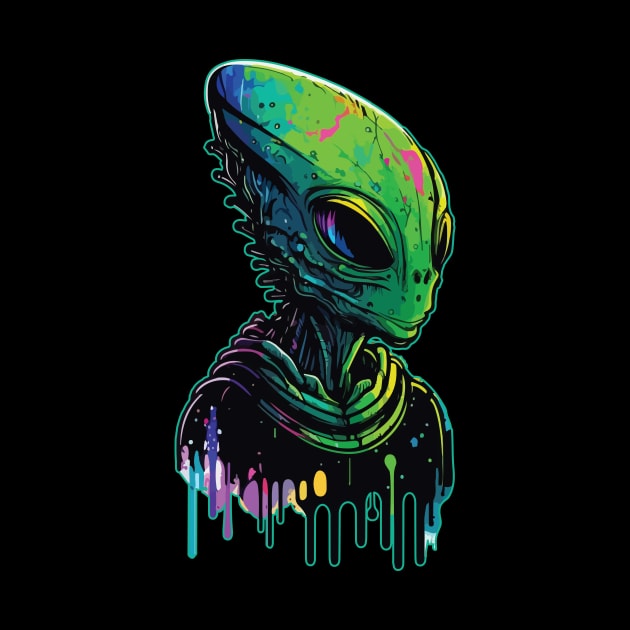 Alien face by vectrus