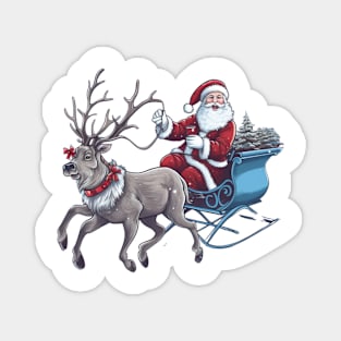 Happy Santa Claus Magnet