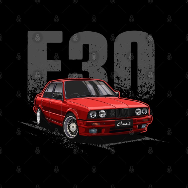 Classic E30 Gang (Candy Red) by Jiooji Project