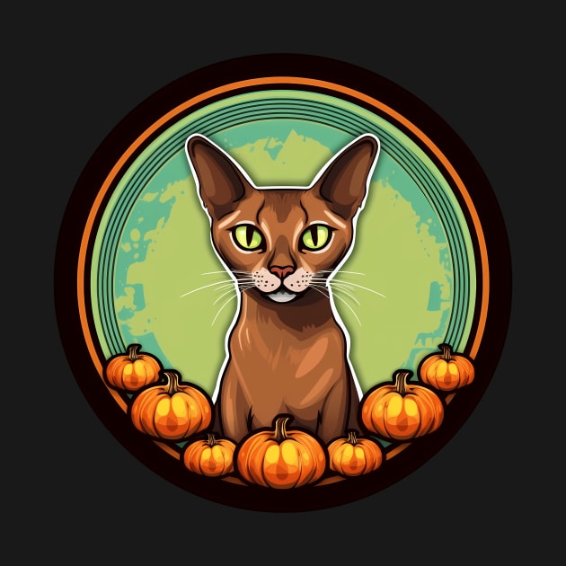 Abyssinian Cat Halloween, Cat Lover by dukito