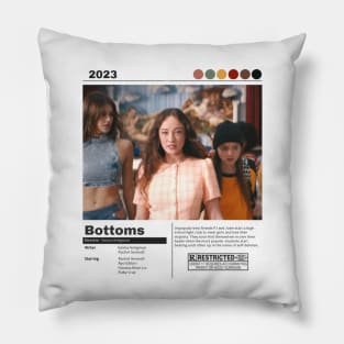 bottoms poster - isabel Pillow