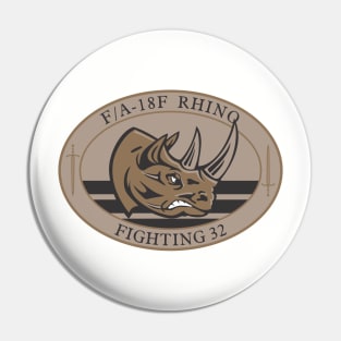 VFA-32 Swordsmen - Rhino Pin