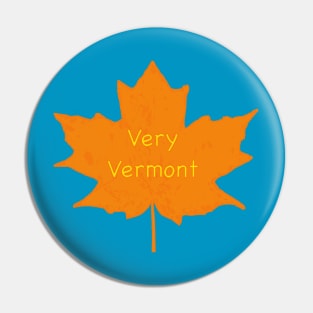 Very Vermont Maple Leaf Pin