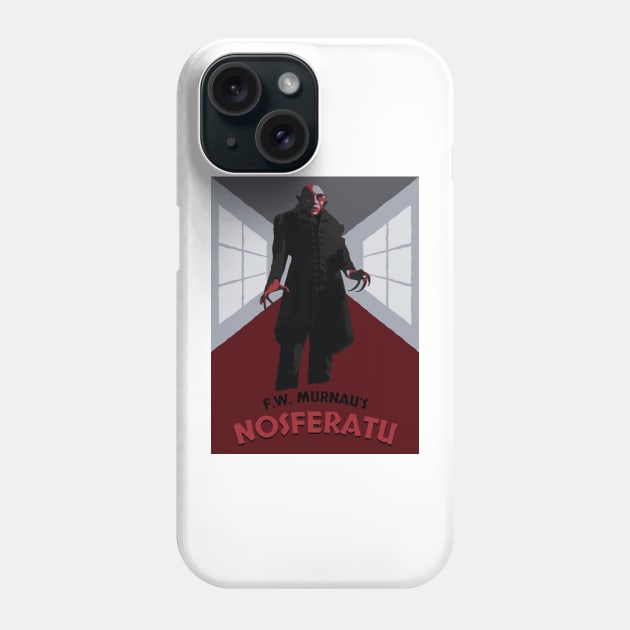 Minimalist Nosferatu Phone Case by MrZai