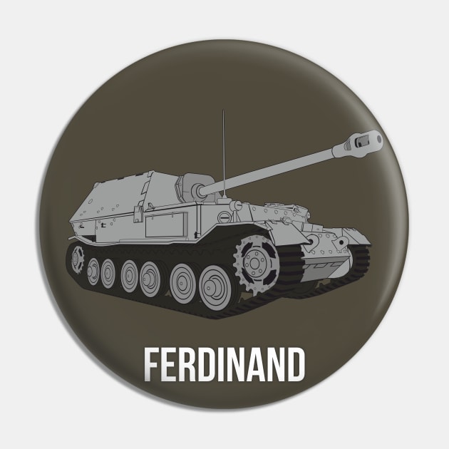 Ferdinand German tank destroyer Pin by FAawRay