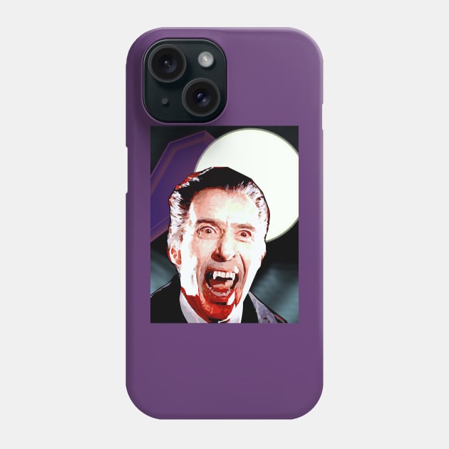 Pop Art Dracula (Lee) Phone Case by RoxanneG