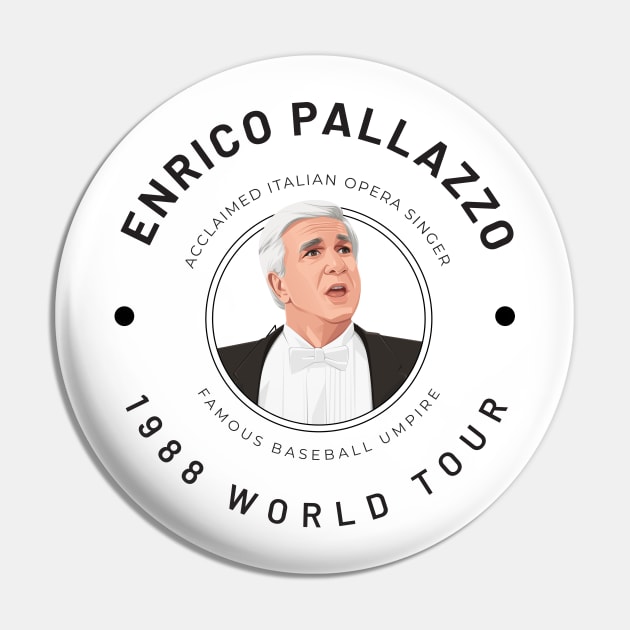 Enrico Pallazzo 1988 World Tour Pin by BodinStreet