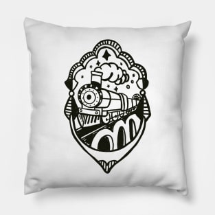 Railway lover train driving train driver maquinista love trains Pillow