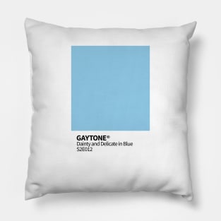 GAYTONE - Dainty and Delicate in Blue (Wynonna Earp) Pillow