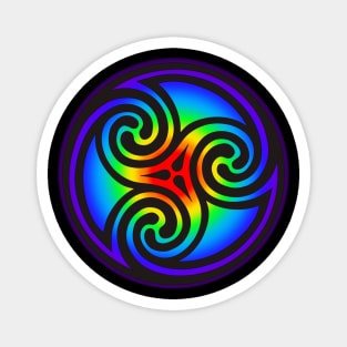 Celtic Triple Spiral Magnet