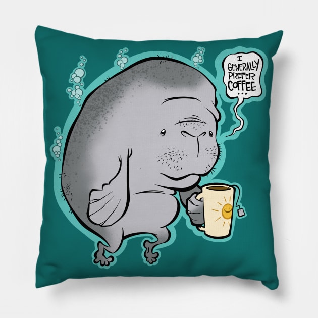 MerManatee Pillow by westinchurch