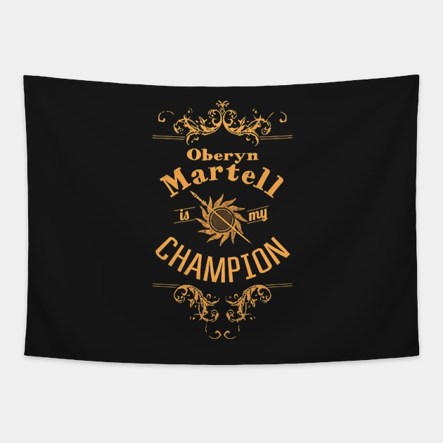 My Champion Tapestry by ErenAngiolini