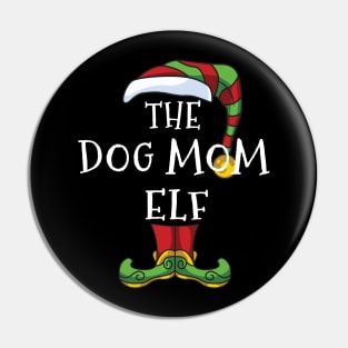 Dog Mom Elf Family Matching Christmas Holiday Group Gift Pajama Pin