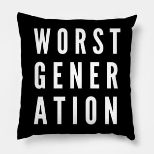Worst Generation Pillow