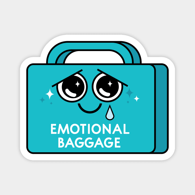 Emotional Baggage Magnet by EllieMorlino